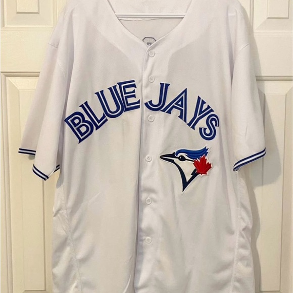 Majestic Toronto Blue‎ Jays 40th Jersey Sanchez #41 Men’s 48 Sewn White - Picture 1 of 4
